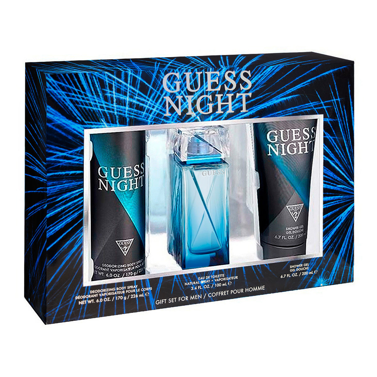 Guess Night Set 3 Piezas Agua de Tocador