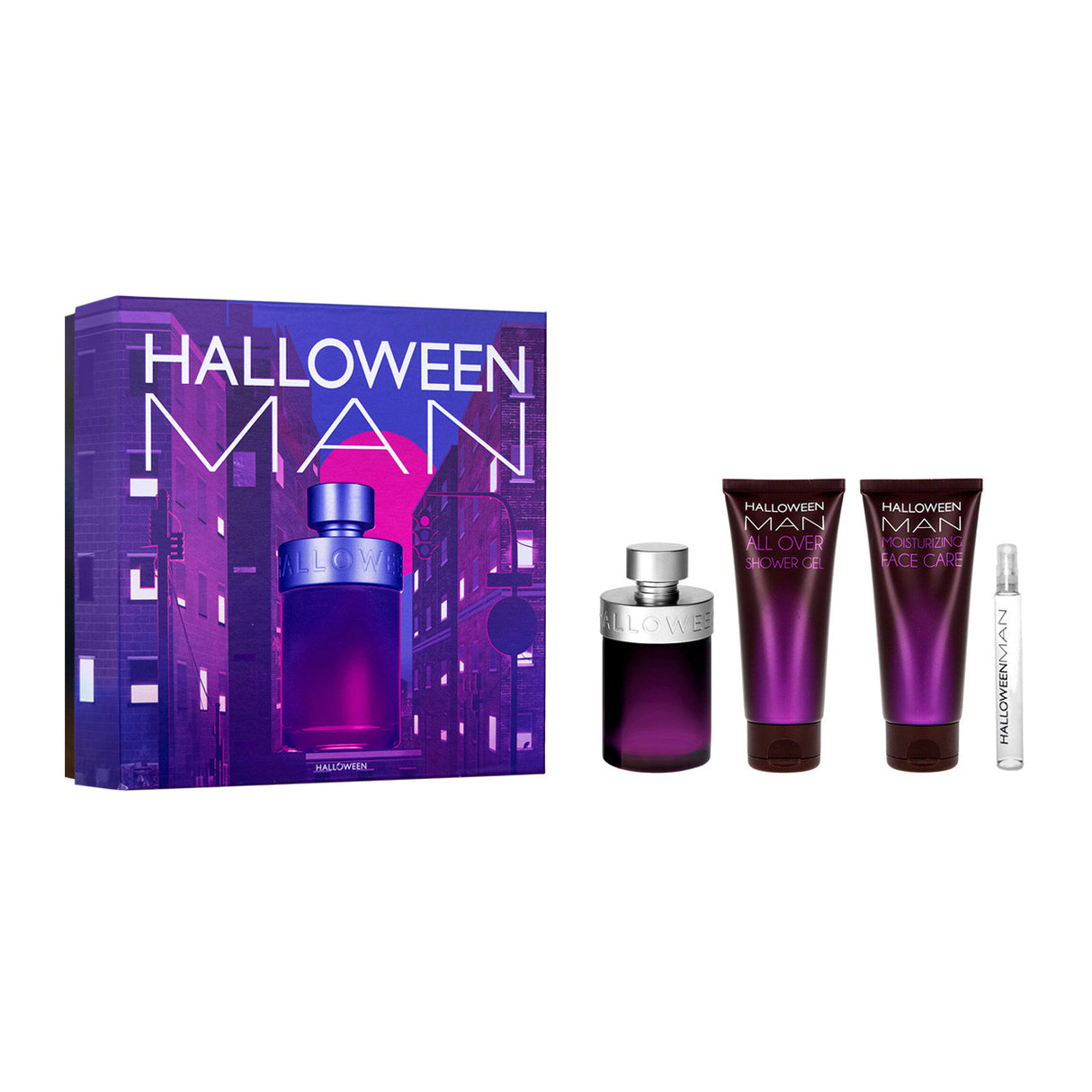 Jesus Del Pozo Halloween Man Set 4 Piezas Agua de Tocador