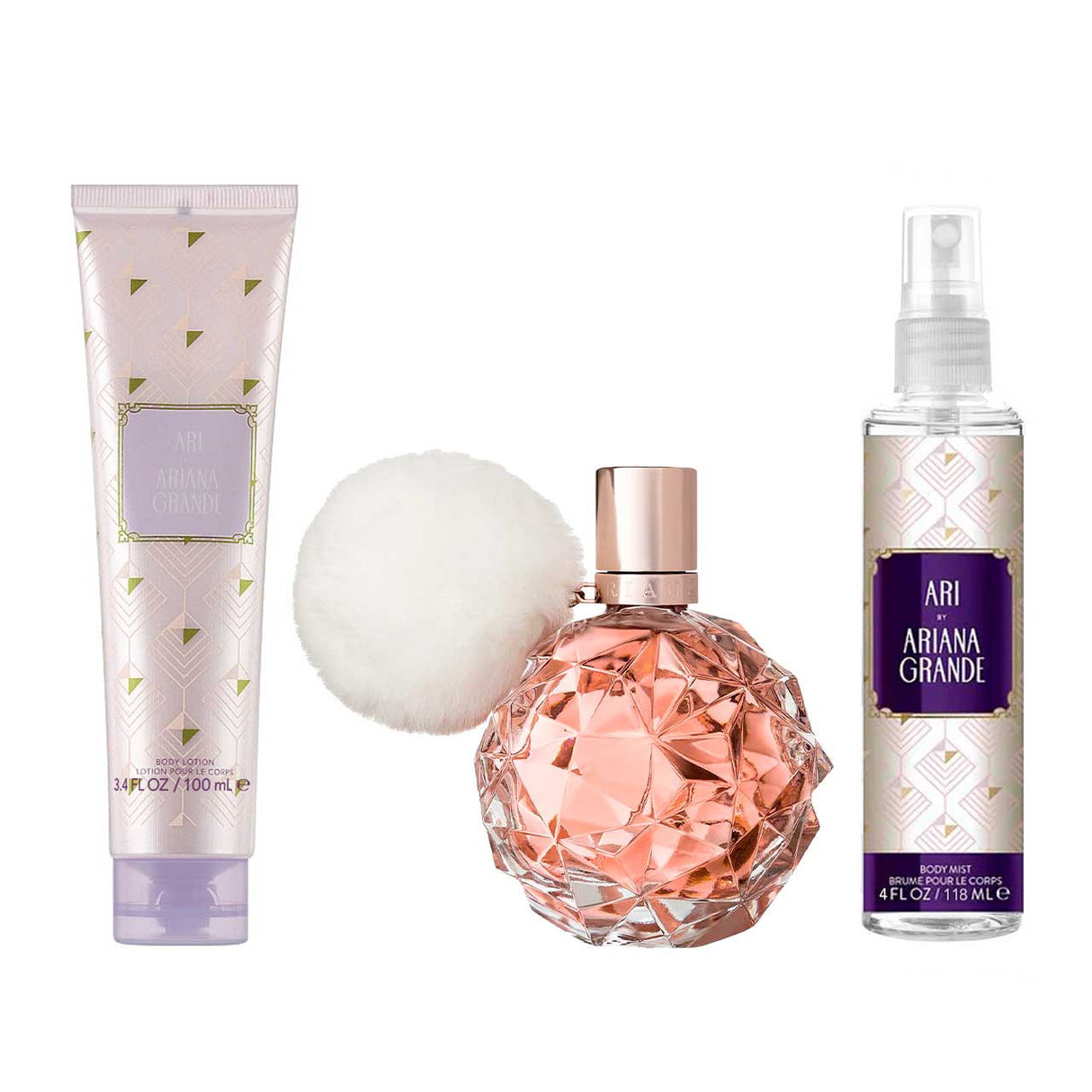 Ariana Grande Ari Set 3 Piezas Agua de Perfume