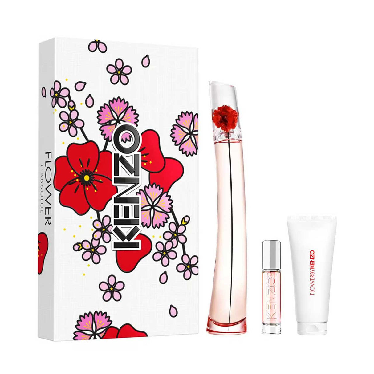 Kenzo Flower By Kenzo L' Absolue Set 3 Piezas Agua de Perfume